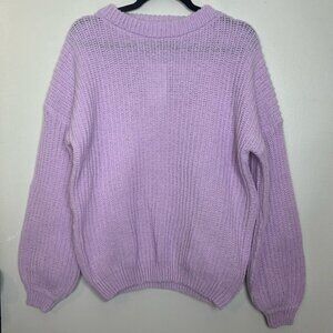 Lavender Crew Neck Sweater